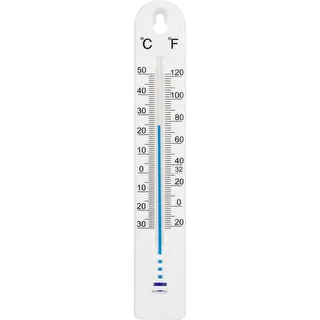 Thermomètre universel (-30/50C) 17cm blanc