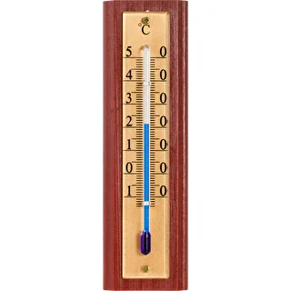 Thermomètre de chambre avec échelle dorée (-10/50C) 12cm