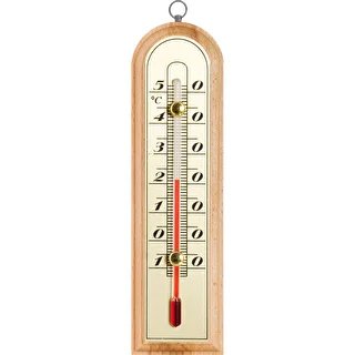 Thermomètre de chambre avec échelle dorée (-10/50C)16cm