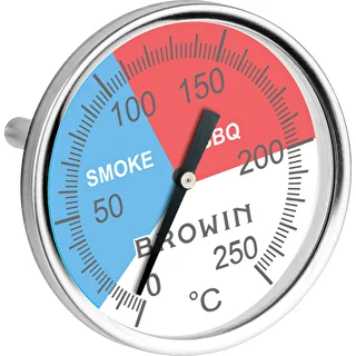 Thermomètre pour fumoir et BBQ (0/250C) 5,2cm