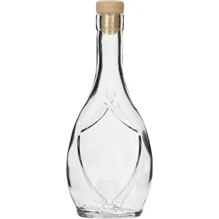 Bouteille décorative ICONA 250 ml, avec bouchon champignon, 1 pièce