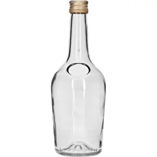Bouteille GLORIA 0,5 L, avec capsule dorée Ø 28, 1 pièce