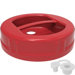 Bouchon en plastique fi100 TO avec trou et bouchon