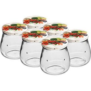 Bocal TO 500ml autre Amphore ferm. col. fi82/6 -6pcs