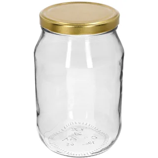 Bocal TO 1,7 L avec couvercle doré Ø 100/6, 1 pièce