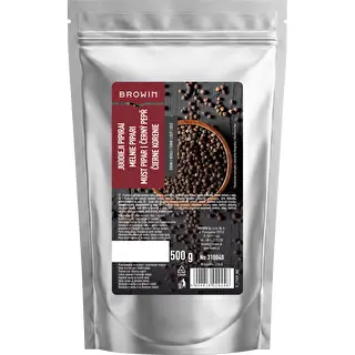 Poivre noir en grains, 500 g – photo 2