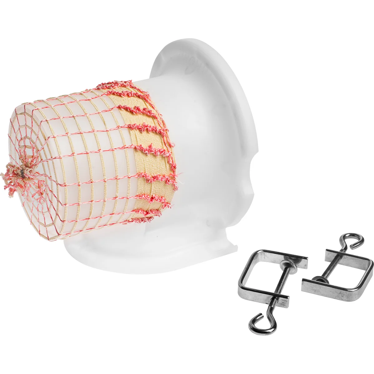 Applicateur pour filets élastiques de charcuterie