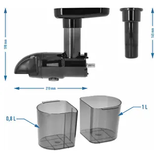 Extracteur de jus à rotation lente pour hachoir multifonction Browin n° 311057 – photo 5