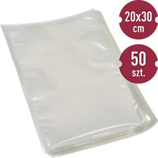 Sachets gaufrés pour appareil de mise sous vide, 20 x 30 cm, lot de 50