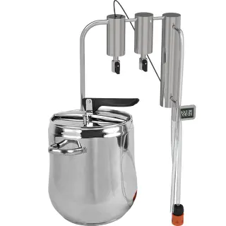 Distillateur et autocuiseur 2 en 1, 12 L, réfrigérant et 2 chambres de décantation