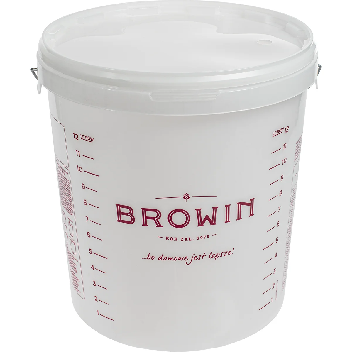Récipient de fermentation - impression, couvercle, 15 L