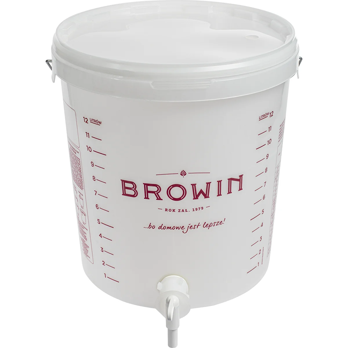 Récipient de fermentation 15 L avec couvercle et robinet