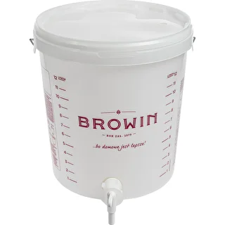 Récipient de fermentation 15 L avec couvercle et robinet – photo 1