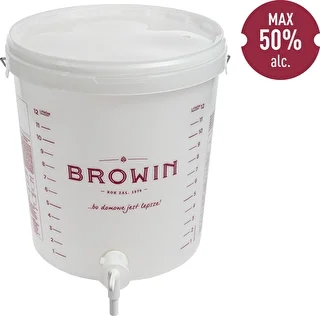 Récipient de fermentation 15 L avec couvercle et robinet – photo 2
