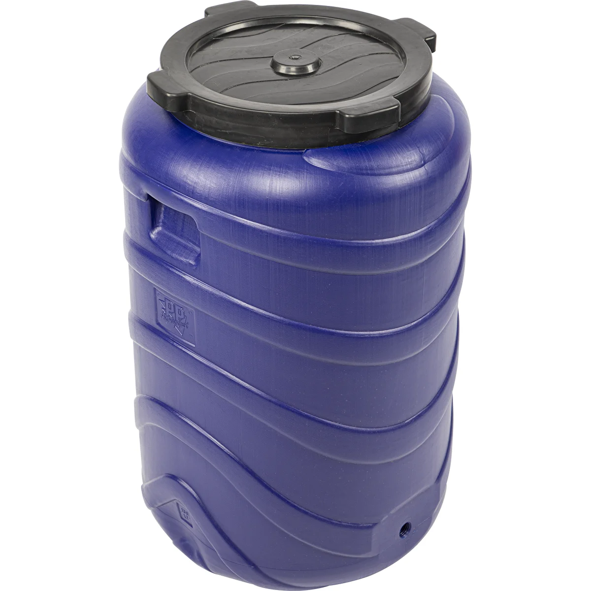 Tonneau pour conserves 130L bleu