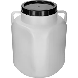 Tonneau Carré - blanc, poignées, 50 L