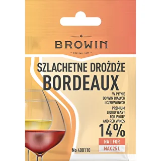 Levures œnologiques Bordeaux, 20 ml