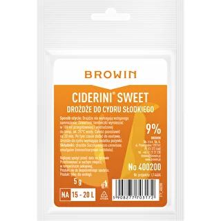 Levure pour cidre Ciderini Sweet, 5 g