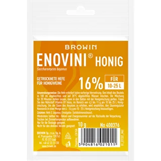 Levure sèche pour vins de miel Enovini Honig 10g