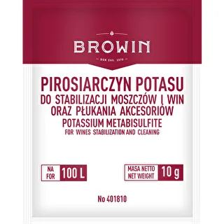 Métabisulfite de potassium 10 g