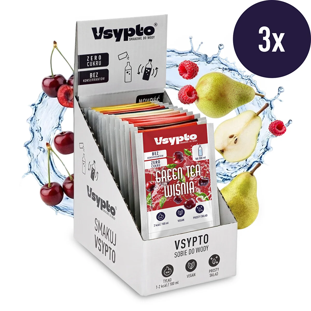 Vsypto mix 3x15 saveurs, 45x3g