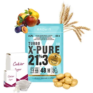 Levures Turbo X-Pure 21,3 % 48 h, 25 L – photo 4