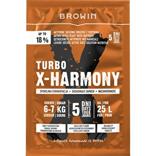 Levures Turbo X-Harmony 25 L, 138 g