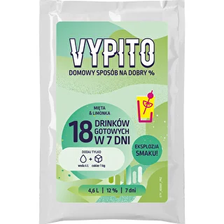VYPITO 12 %, sachet pour 18 cocktails – Menthe-Citron vert, 126 g