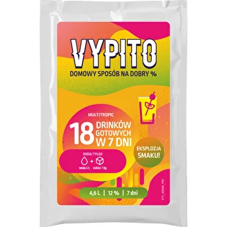 VYPITO 12 %, sachet pour 18 cocktails – Multitropic, 126 g
