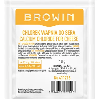 Chlorure de calcium pour fromage, 10 g