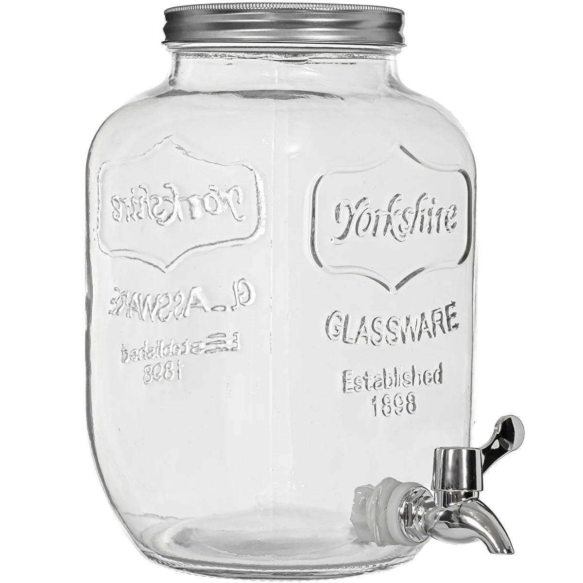Bocal en verre avec robinet - 4 L