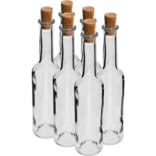 Bouteille pour liqueur 350ml 6pcs + 6 bouchons