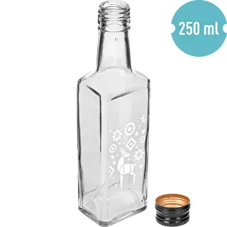 Bouteille Receptura, 250 ml avec bouchon à vis – Renne de Noël – photo 4
