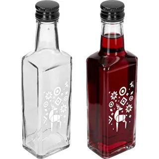 Bouteille Receptura, 250 ml avec bouchon à vis – Renne de Noël – photo 3