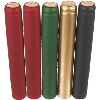 Capuchons thermiques avec perforation mélange de couleurs 100 pièces