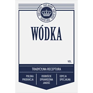 Étiquettes vodka -VODKA_T 60/90mm autocoll.20pcs