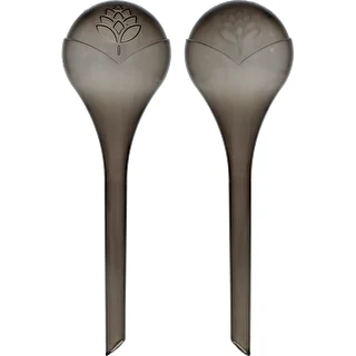 Boules d'arrosage TRANSPARENTES NOIRES 2 pièces