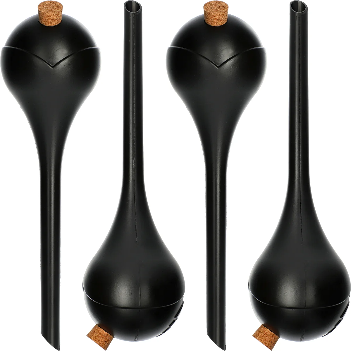 Boules d'arrosage NOIRES avec bouchon 4 pièces
