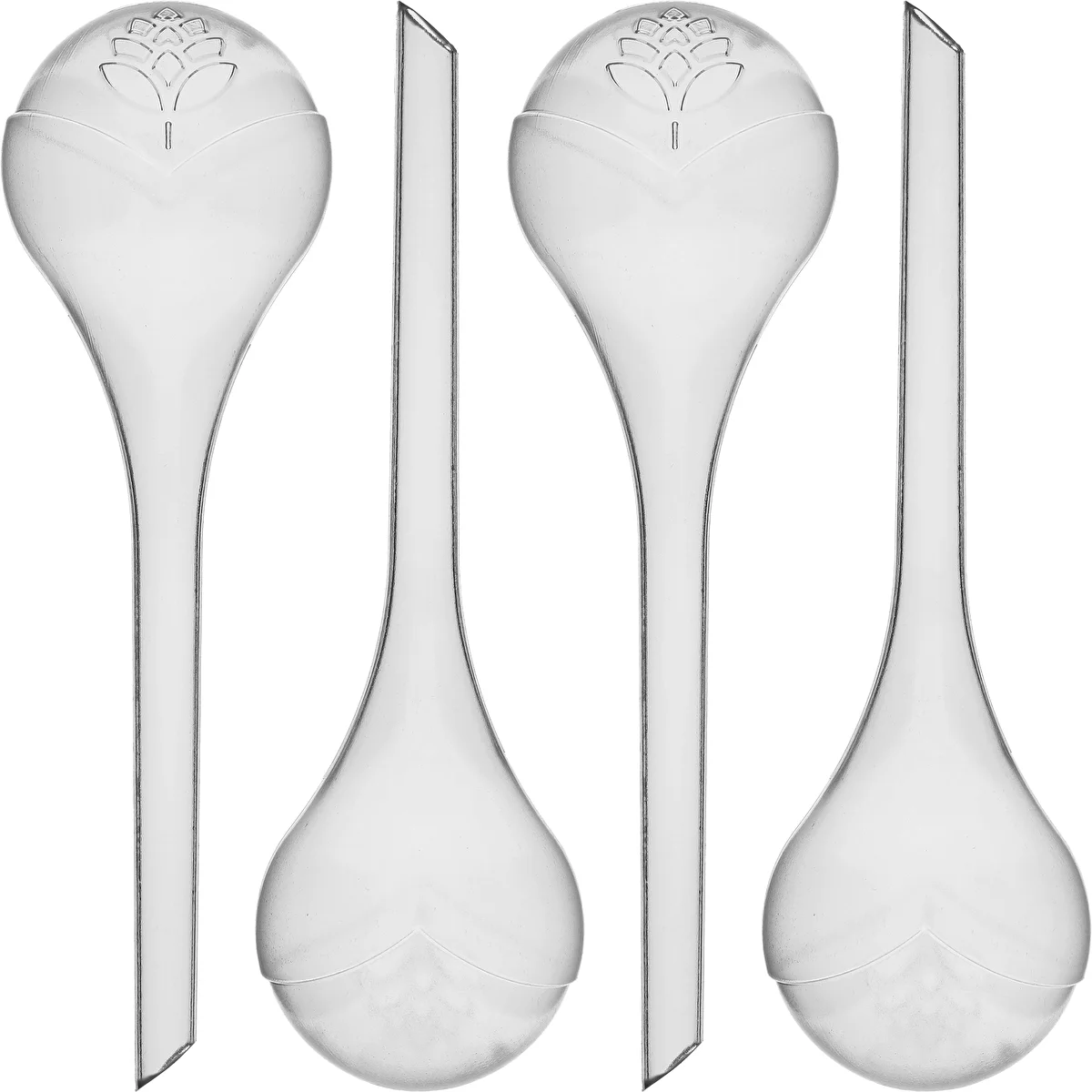 Boules d'arrosage TRANSPARENTES 4 pièces