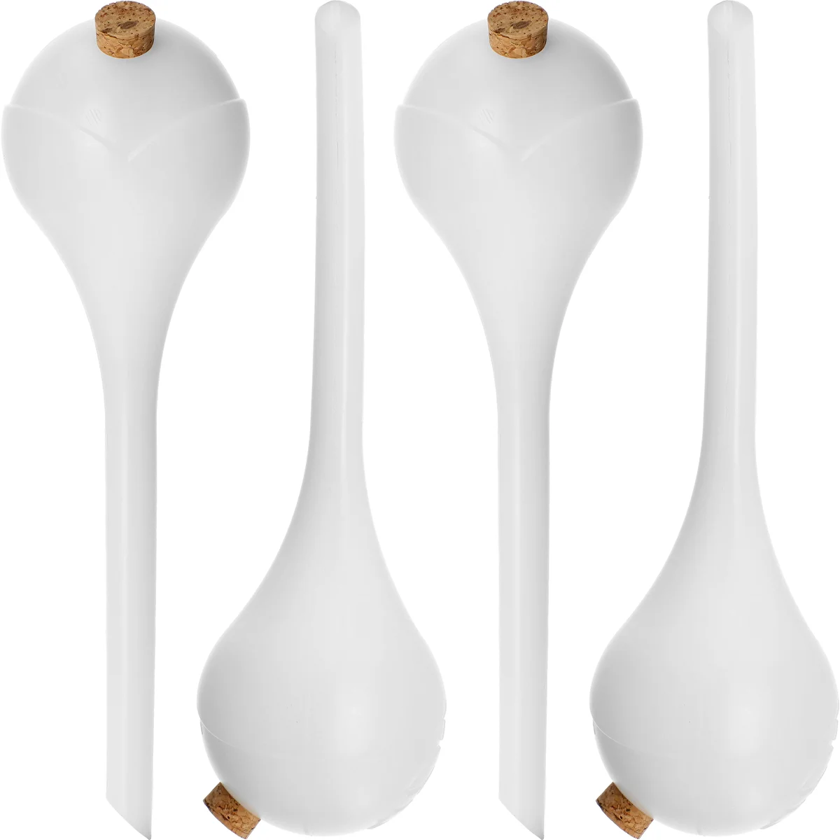 Boules d'irrigation BLANCHES avec bouchon 4 pièces