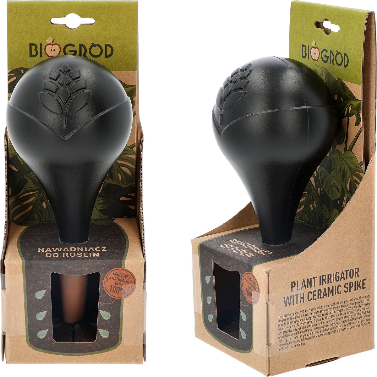 Boules d'arrosage NOIRES avec céramique 1pc. EMBALLAGE