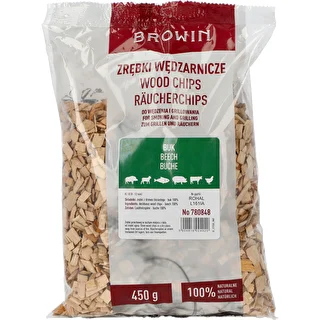 Copeaux de hêtre pour fumage/grillade, 450 g, classe 10