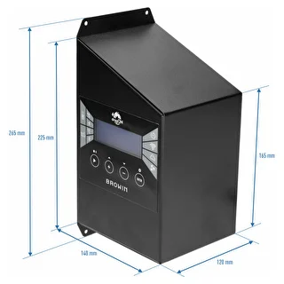 Kit de modules électriques avec contrôleur Wi‑Fi – dragON IQ 1,5 kW, pour fumoirs de jardin – photo 4
